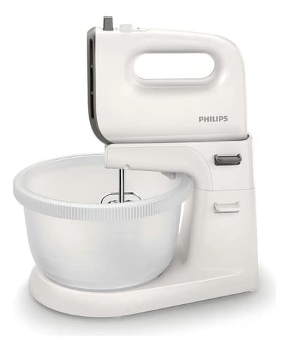 Batidora Philips Hr3745/00 450w 5 Velocidades Fama Color Bla Blanco