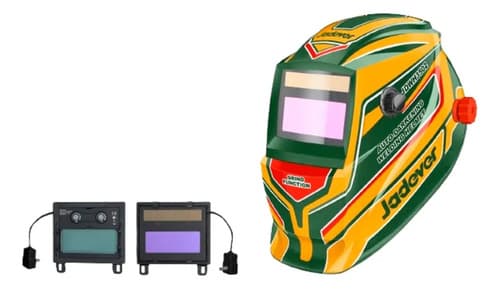 Careta De Soldar Fotocromatica Industrial Jadever Color Variado Liso