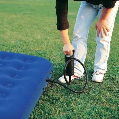 Inflador Manual Portátil Bestway 62002 Para Camping, Doméstico, Hogar Color Negro 4psi