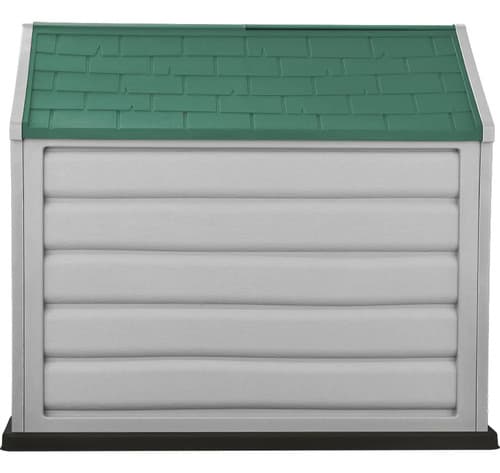 Casa Para Perros Razas Pequeñas Rimax 68x58x61cm Beige/verde Oscuro