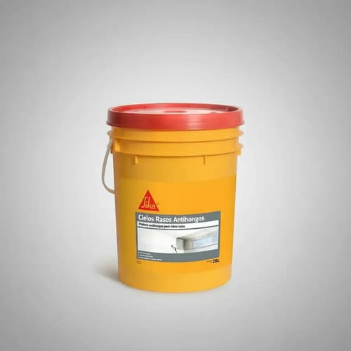 Pintura Cielos Rasos Antihongos Sika Blanco 20 Litros Mate