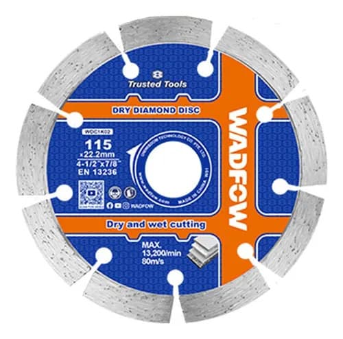 Disco Diamantado 4 1/2 X 22.2 Mm Wadfow Wdc1k02 *ub* Color Azul