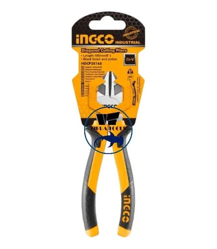 Alicate De Corte Diagonal Industrial Ingco 6 PuLG Hdcp28168 Color Naranjo/negro Naranja/negro
