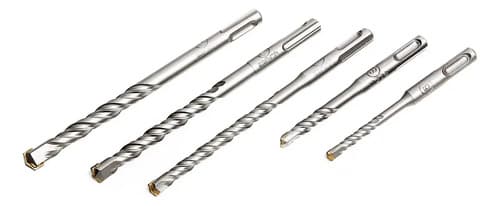 Set Brocas Sds Plus Para Concreto 5 Piezas Industrial 6-12mm