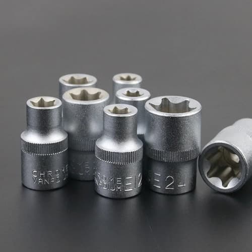 Set Caja Herramientas Dados 94 Piezas Acero Carbono 1/2 1/4