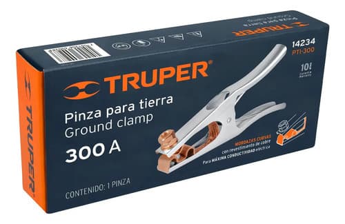 Pinza Para Tierra 300a Inversora Soldadora Truper 14234
