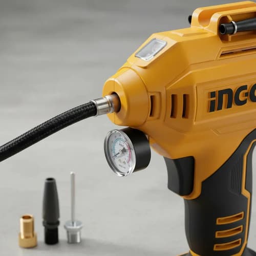 Inflador Compresor 20v P20s S/bat Ingco Cacli2018 Amarillo