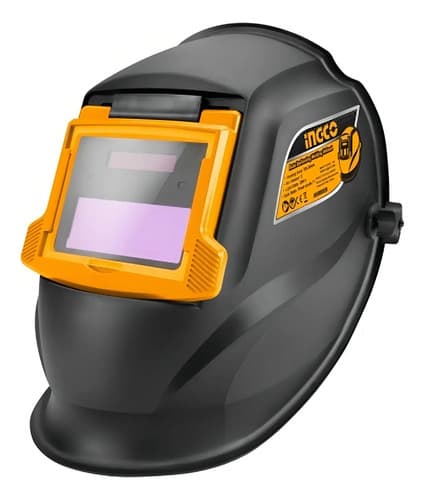 Careta Soldar Fotosensible Visor Revatible Ingco Ahm009 Negro Liso