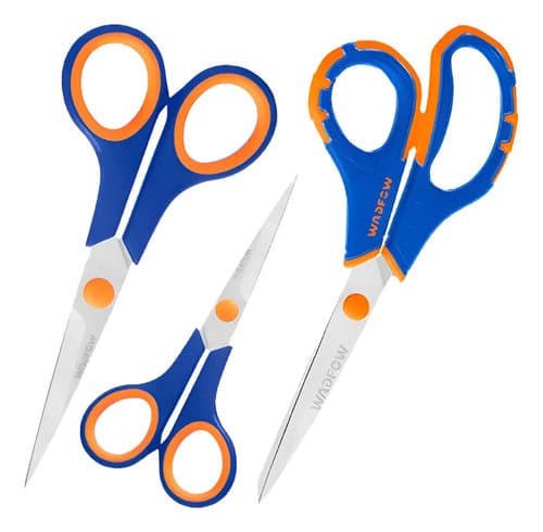 X 3 Tijeras Wadfow Wsx4633 - Smf Color Azul