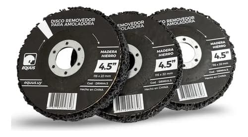 Disco Removedor Para Madera Y Hierro 4,5 Equus Negro