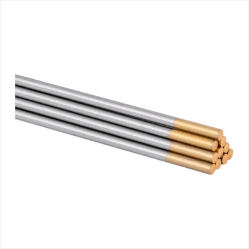 Electrodo De Tungsteno Con Punta Dorada Aws A5.12 Vonder De 2,4 Mm Dorado