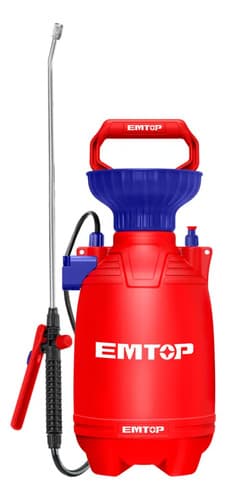 Pulverizador Rociador Emtop Espp30502 5 Litros 2,5 Bar Rojo