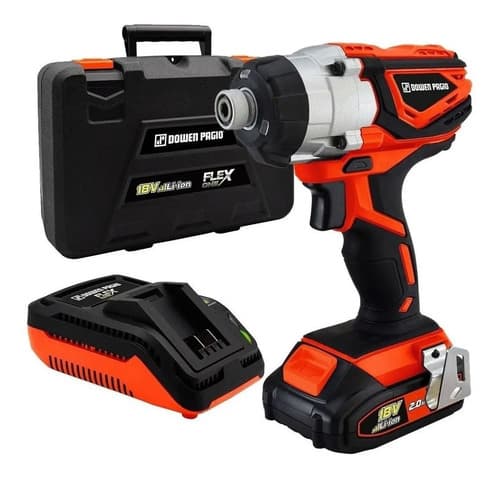 Llave De Impacto Inalámbrico Dowen Pagio 9993161 Naranja 50 Hz