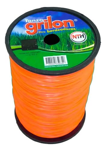 Tanza Grilon 2,5mm Cuadrada Desmalezadora Motoguadaña X 1kg Color Naranja