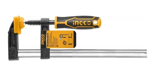 Prensa Sargento En F Industrial De 80 X 300mm. Ingco