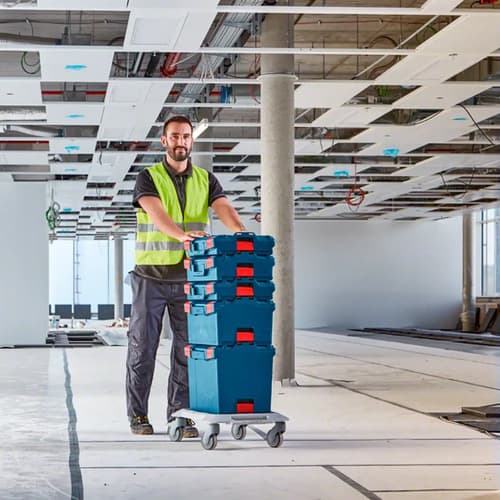 Maletín De Herramientas L-boxx 238 Tools Profes De 18 V. Color Turquesa Bosch Azul