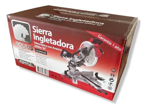 Sierra Ingletadora 2000w Telescópica C/disco 255mm