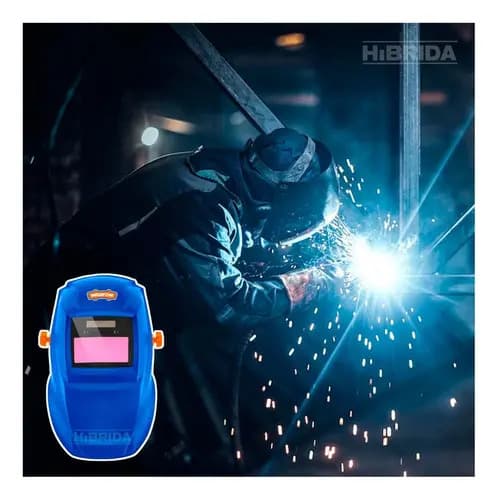 Careta Soldar Fotosensible Wadfow Wwh-2501 - Eli Color Azul