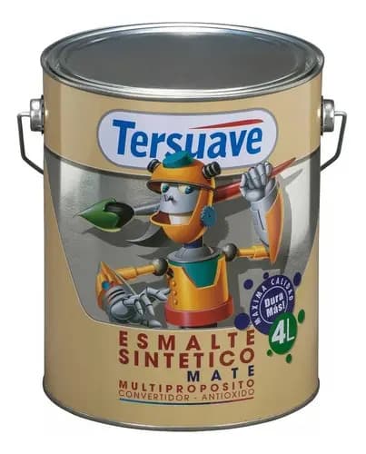 Esmalte Sintetico Negro 3en1 Mate 1/4 Tersuave Bicentenario