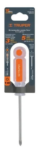 Desarmador Punta Torx T 30 Mango De Acetato Truper 15106