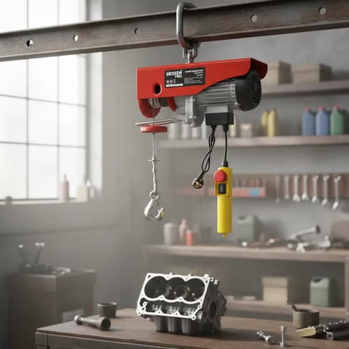 Aparejo Eléctrico Hessen 200kg 450w 1 Año Garantia