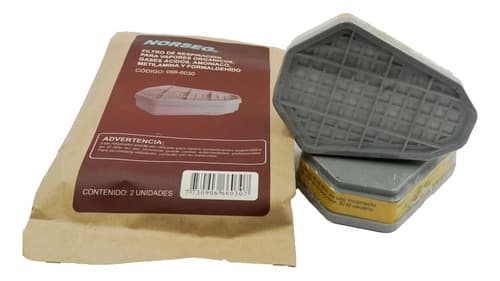 Pack De Filtros Norseg Para Máscara De Protección Contra Amoníaco Y Metilamina