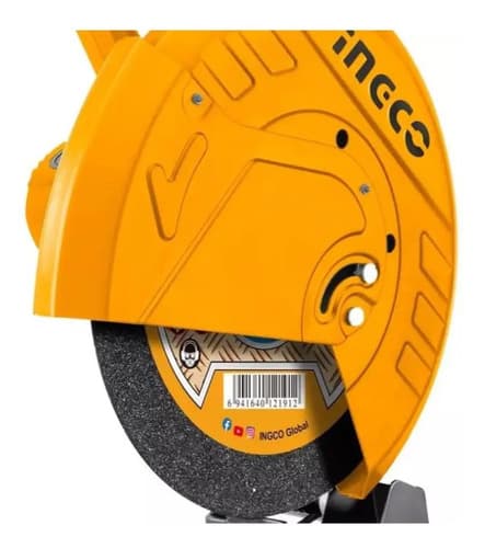 Tronzadora 3900rpm 14 Pulgadas 2400w Ingco Cos243558 Color Amarillo