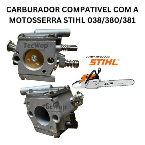 Carburador Metal Motosierra Stihl 038 380 381 Compatible Tw/it