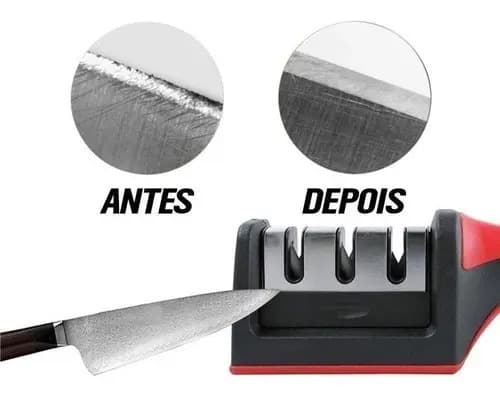 Afilador Cuchillos Tijeras Cuchillas Mango Ergonomico