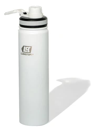 Botella Térmica Lusqtoff Acero Inoxidable 750 Ml Calor Frio Color Blanco