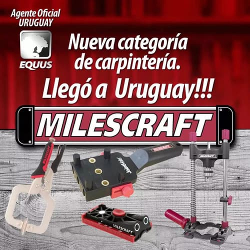 Guia De Sierra Circular Marca Milescraft Con Carro Ajustable Gris