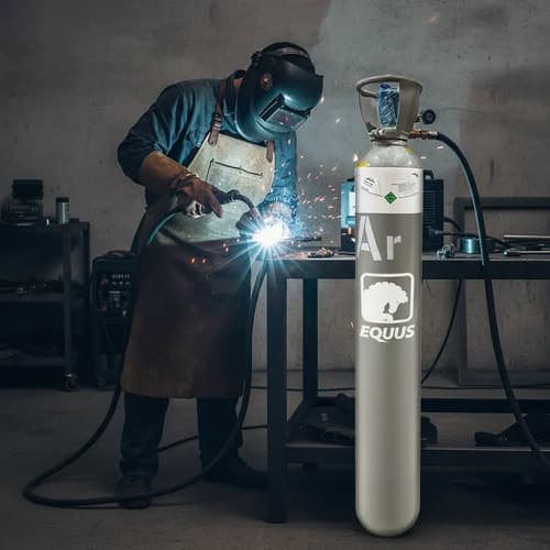 Tubo Cilindro Gas Argon Puro 2 Metros Cubicos Soldar Tig