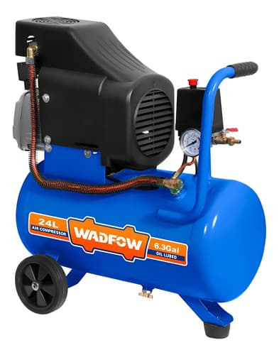 Compresor De Aire 24 Lt 2hp Wadfow Wap3a24 Azul 50 Hz
