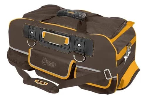 Bolso Valija Rolling Rigido 27  Porta Herramientas Ingco Marrón