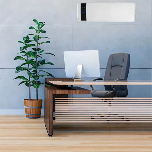 Caloventilador Convector Calefactor Eléctrico De Pared Futura Fut-cw2000b Negro