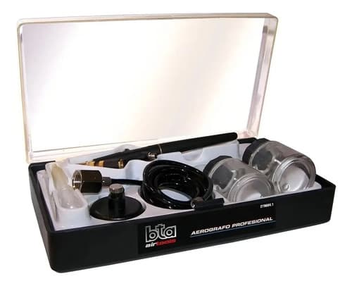 Aerógrafo Bta Tools 279004-1 Con Manguera Depósito 0.02l Pintura Acrílica