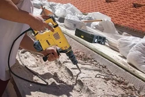 Martillo Demoledor Hexagonal 17mm 1050w Dewalt D25811k Amarillo