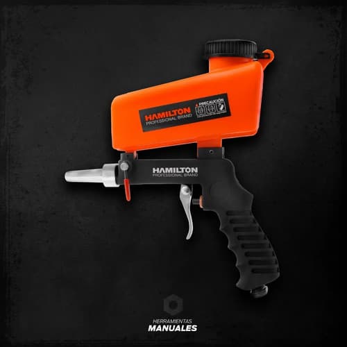 Pistola Arenadora Gravedad Neumatica Prof Hamilton Par