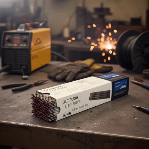 Electrodo Aga - Linde R11 2,5mm X 5kg Punta Roja  Rojo