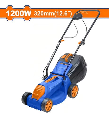 Cortadora Cesped Pasto 1200w + Bordeadora 350w Combo Wadfow Color Azul/naranja