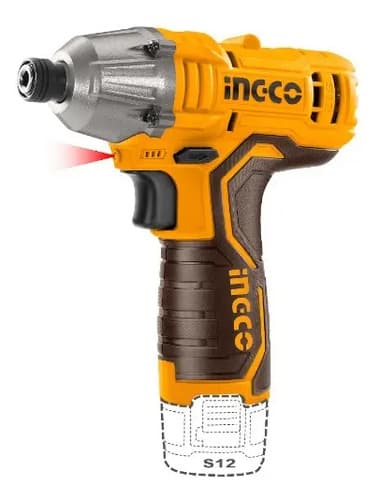 Atornillador De Impacto S12 C/2 Bat Cirli12015 Naranja Claro