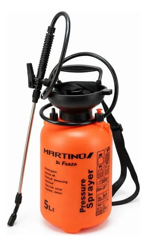 Pulverizador Manual A Presión 5 Litros Fumigador - Tyt Naranja