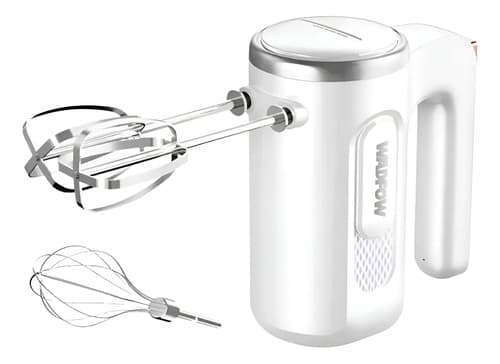 Batidora De Mano Inalambrica 6 Vel 105w C/acc Blanco Wadfow Blanco