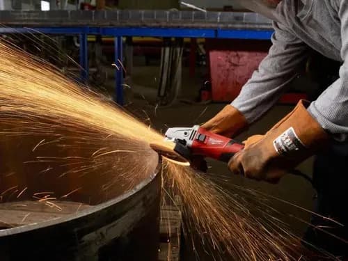 Amoladora Milwaukee 4 1/2'' 1250w Con Interruptor 50hz