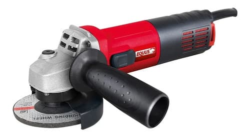 Amoladora Equus 810 Watts Para Disco De 4.5 Uso Profesional Color Rojo Frecuencia 50hz