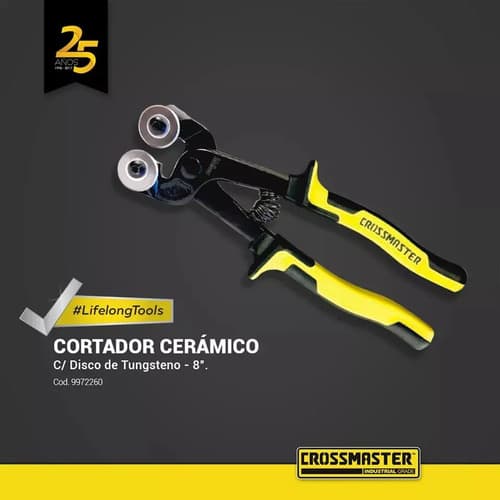 Pinza Tenaza Corta Vidrios Cerámicas Mosaiquismo Crossmaster