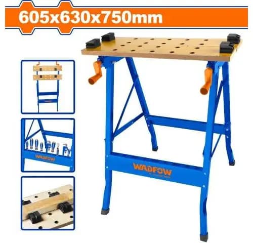 Banco Mesa Trabajo Plegable Wadfow 100kg Soporte Herramienta