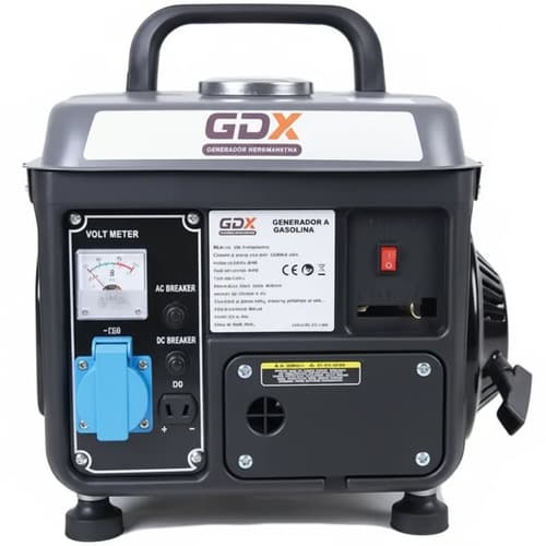Generador Nafta 2 Tiempos 63cc 600 Watts 2hp Gdx