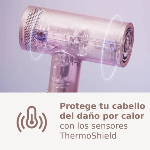 Secador De Pelo Philips Iónico Serie 8000 Bhd837 Motor Bldc Rosa Pálido