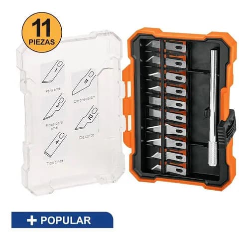 Juego De Exactos Hobby Con Estuche 11 Piezas 17512